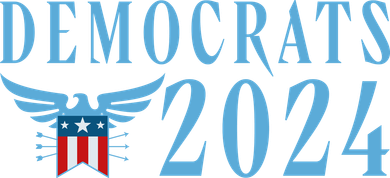 Democrats 2024 Election Logo Baby Bodysuit