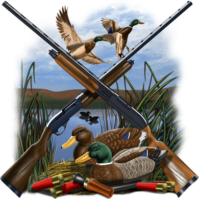 Duck Hunting Layout Women's Tank Top
