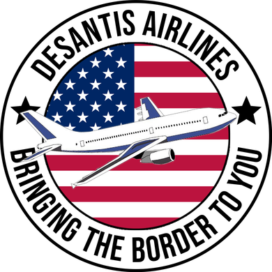 Desantis Airlines American Flag Political Women's Hoodie