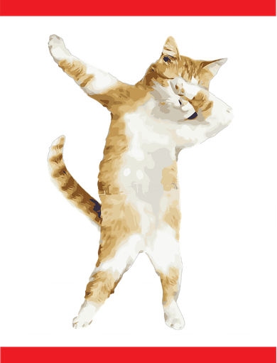 Dab Cat Dabbing Visor