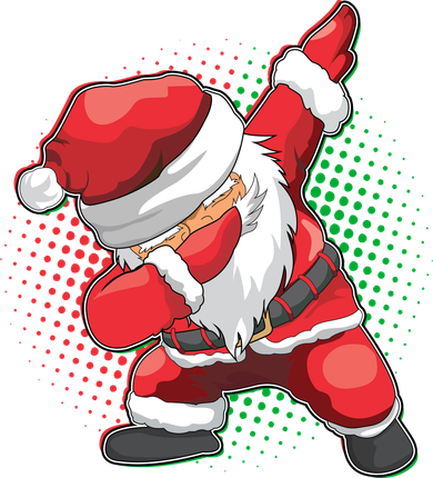 Christmas Dabbing Santa Hoodie