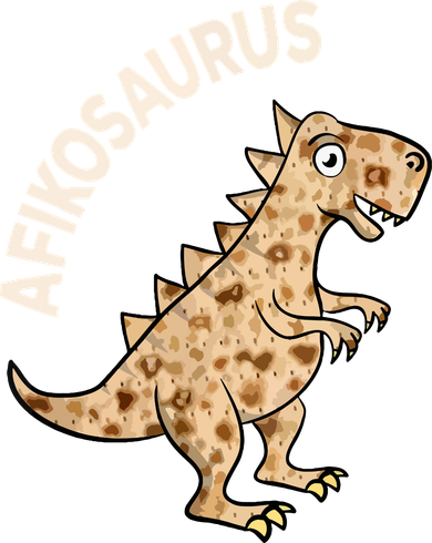 Dinosaur Afiko Hebrew Passover Jewish Funny Women's Sweatshirt