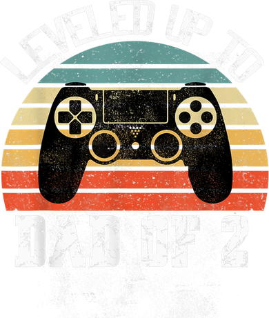 Daddy Again Leveled Up To Dad of 2 Dad Ornament