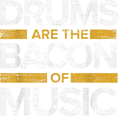 Drums Are The Bacon Of Music Drummer Drums Hoodie