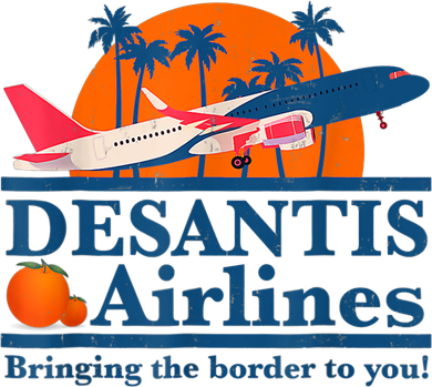 DeSantis Airlines Tee Funny Retro Vintage DeSantis Airline Women's Hoodie