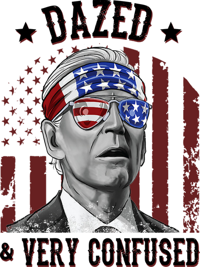 Dazed And Very Confused Biden Funny 4th Of July Coaster