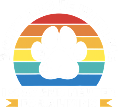 Don't Argue With Me I Spay & Neuter For A Living Retro Vintage Kids T-Shirt