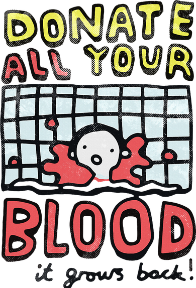 Donate All Your Blood It Grows Back  Doddie Hoodie