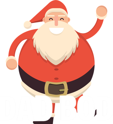 Dad Bod Santa Claus Christmas Women's Long Sleeve Shirt