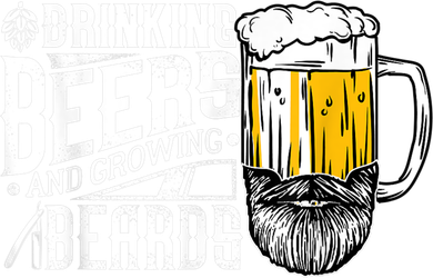 Drinking Beers And Growing Beards Funny Drinking Party Women's T-Shirt