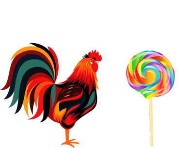 Don't Be A Chicken Lollipop Women's Hoodie