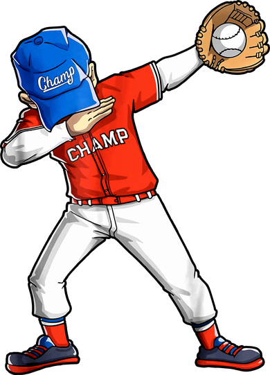 Dabbing Baseball Boys Catcher Pitcher Baseball Pajama Set