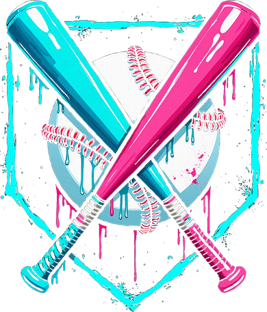 Drip Baseball Bat Baseball Drip Women's T-Shirt