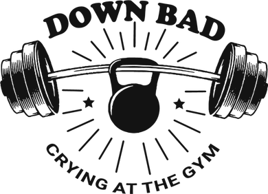 Down Bad Crying At The Gym Funny Workout Ttpd Coffee Mug