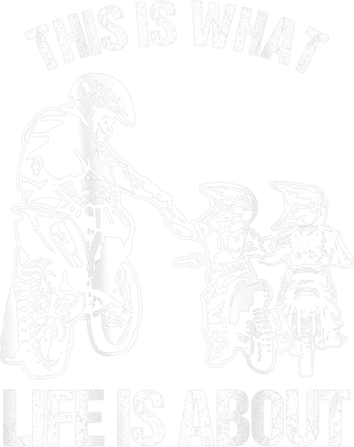 Dirt Bike Dad Motocross Motorcycle FMX Biker Father And Kids Kids Sweatshirt