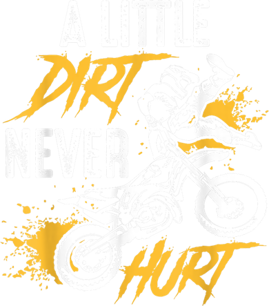 Dirt Bike Dirt Never Hurt Motocross Kids Sweatshirt