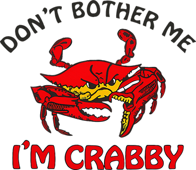 DonT Bother Me IM Crabby Funny Apparel Toddler Hoodie