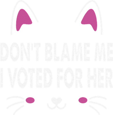 DonT Blame Me I Voted For Her Funny Kids Long Sleeve Shirt