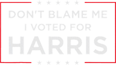 Don't Blame Me I Voted For Harris Coaster