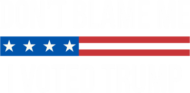 Don't Blame Me Gift I Voted Trump Gift Hat