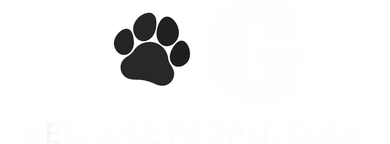 Dogs Because People Suck Funny Rescue Mutt Lovers Women's T-Shirt