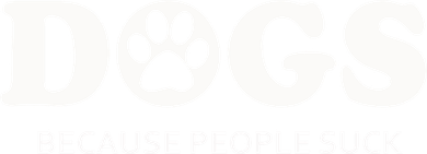 Dogs Because People Suck Funny Rescue Mutt Lovers Women's T-Shirt
