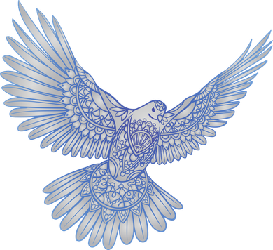 Dove Blue Porcelain Coaster
