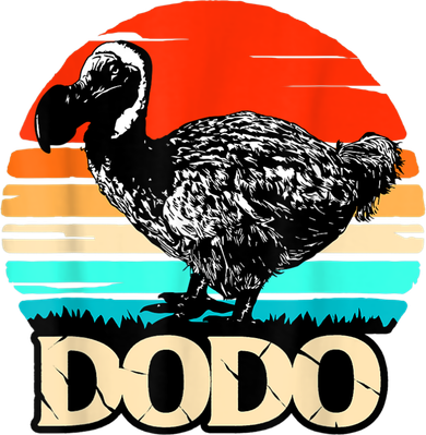 Dodo Bird Retro Sunset 70s & 80s Women And Men Backpack