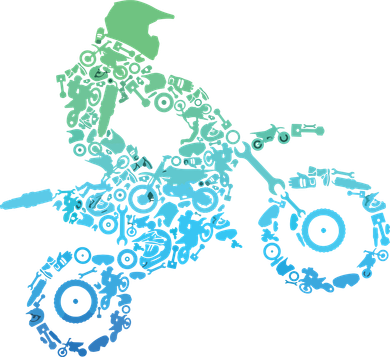 Dirt Bike Rider Motocross Dirt Biking Gift 11oz C Handle Ceramic Mug