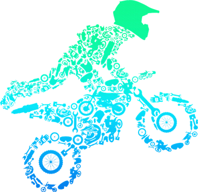 Dirt Bike Rider Motocross Enduro Dirt Biking Gifts Women's Long Sleeve Shirt
