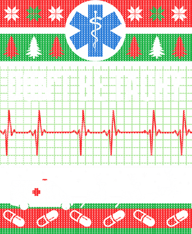 Don't Be Tachy EMT Ugly Christmas Women's Hoodie