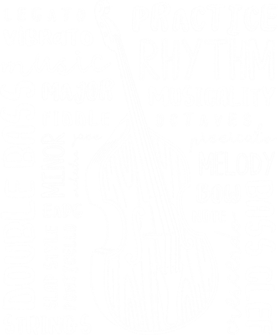 Double Bass Word Cloud Upright Bass Art Music Gift Coffee Mug