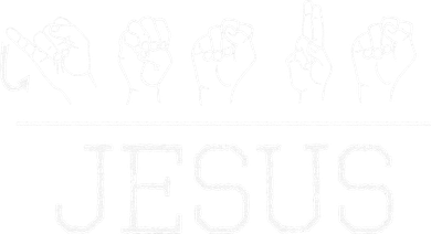 Deaf Christian Faith Name Of Jesus ASL Sign Language Button