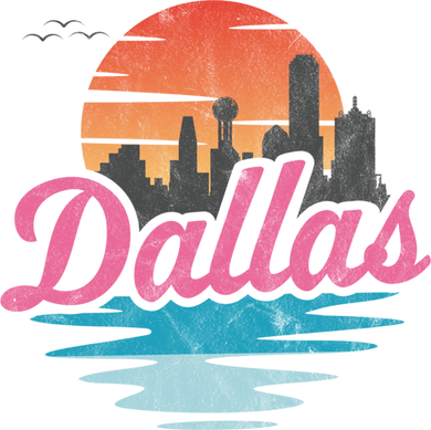 Dallas City Great Gift Santa Hat