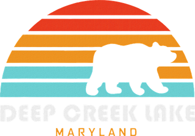Deep Creek Lake Maryland Bear Deep Creek Lake 11oz C Handle Ceramic Mug