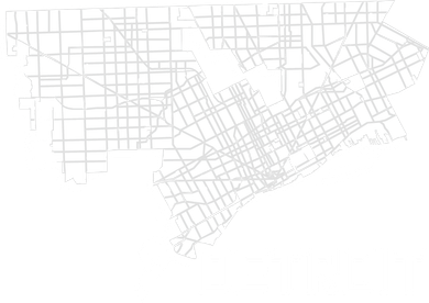 Detroit Illustration Map Women's Hoodie