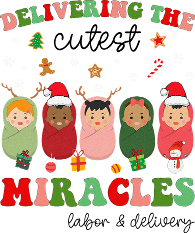 Delivering Cutest Miracles Labor & Delivery Nurse Christmas Beanie