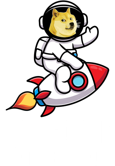 DogeCoin To The Moon Doge Crypto Women's Sweatshirt