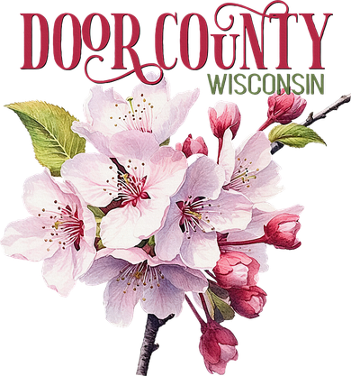 Door County Wisconsin Cherry Blossoms Festival Cherries Toddler Long Sleeve