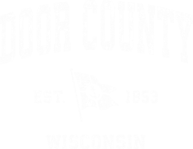 Door County Wi Vintage Nautical Boat Anchor Flag Sports Gift Long Sleeve Shirt