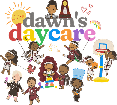 DawnS Daycare Basketball Cute Funny Toddler T-Shirt