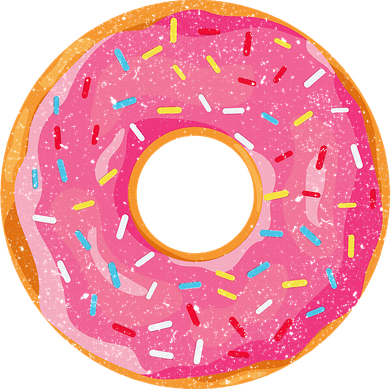 Delicious Donut Costume Button