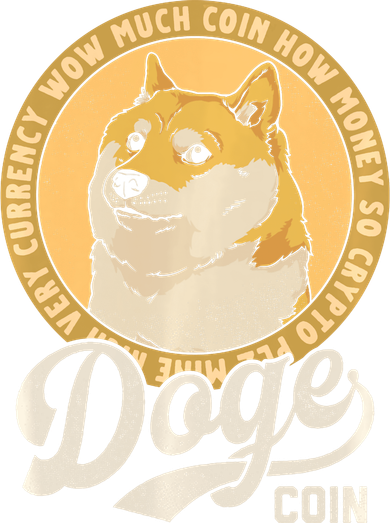 Dogecoin Doge Coin Logo Shiba Inu Dog Crypto Currency Meme Doggie Tank