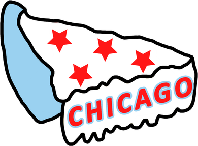 Deep Dish Chicago Pizza Flag Hat