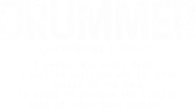 Drummer Definition Drums Drumming Funny Drummer Gift Coaster