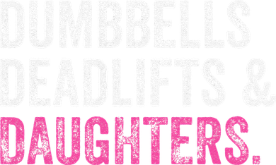 Dumbbells Deadlifts Daughters Funny Gym Workout Fathers Day Kids T-Shirt