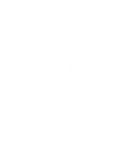 Don't Drink and Drive, Wheel Chair Women's Dry Zone Grid Polo