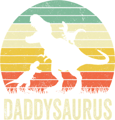Daddy Dinosaur Daddysaurus 2 Father's Day Gift For Dad Women's Hoodie