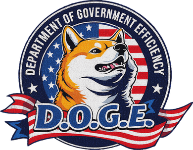 Doge D.O.G.E. Department Of Government Efficiency Kids T-Shirt