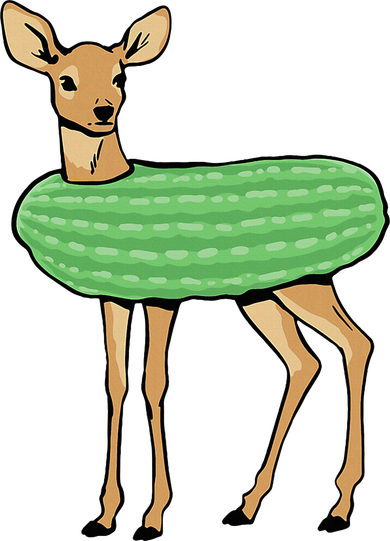 Dill Doe Funny Adult Humor Dill Pickle Deer Redneck Dill Doe Baby Bodysuit